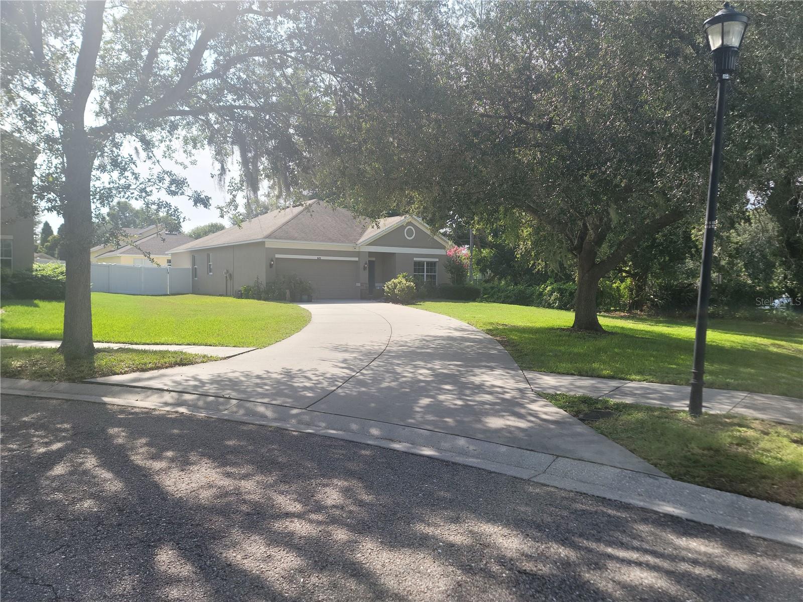 Driveway and front