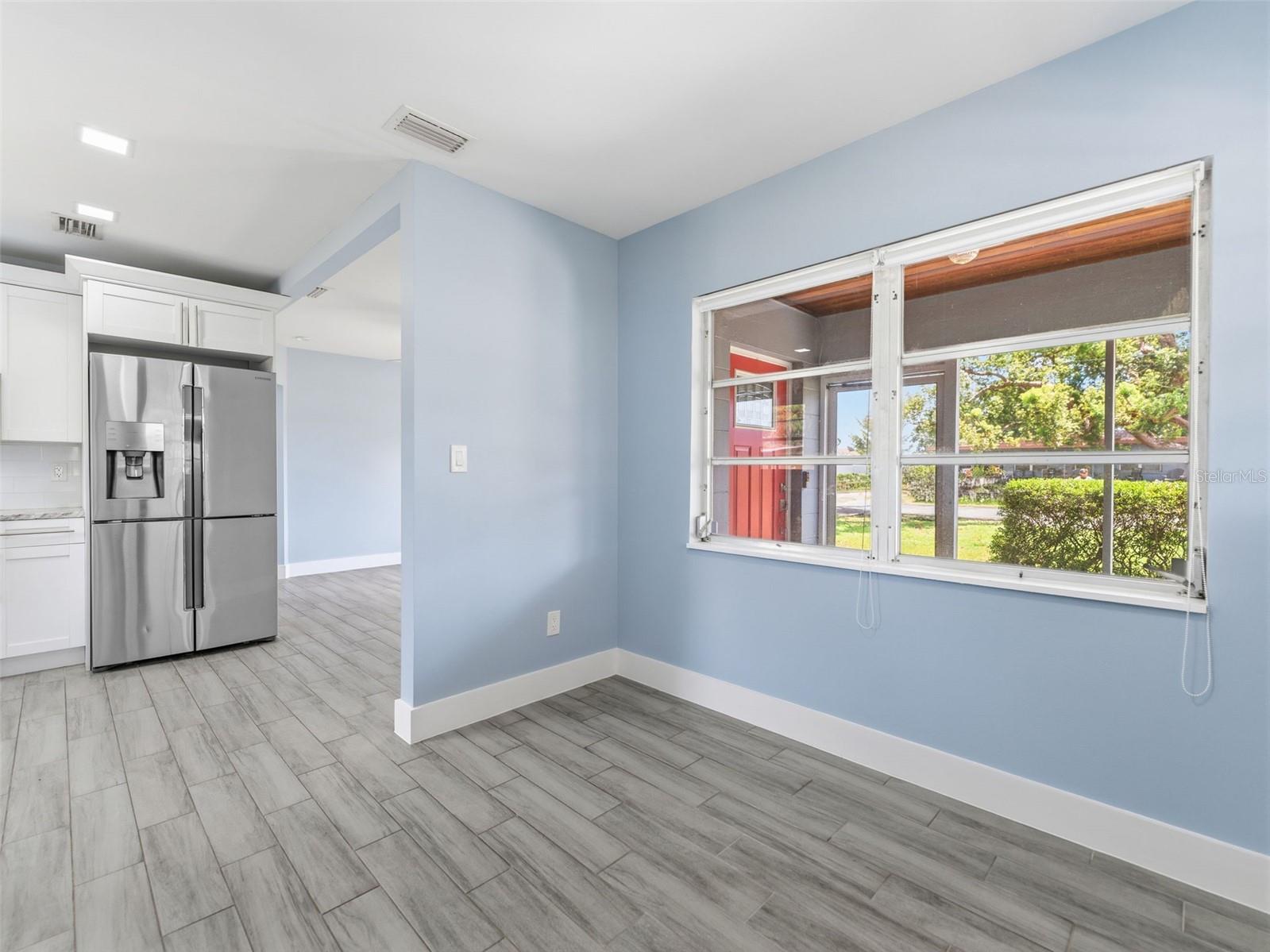 Living room, Kitchen