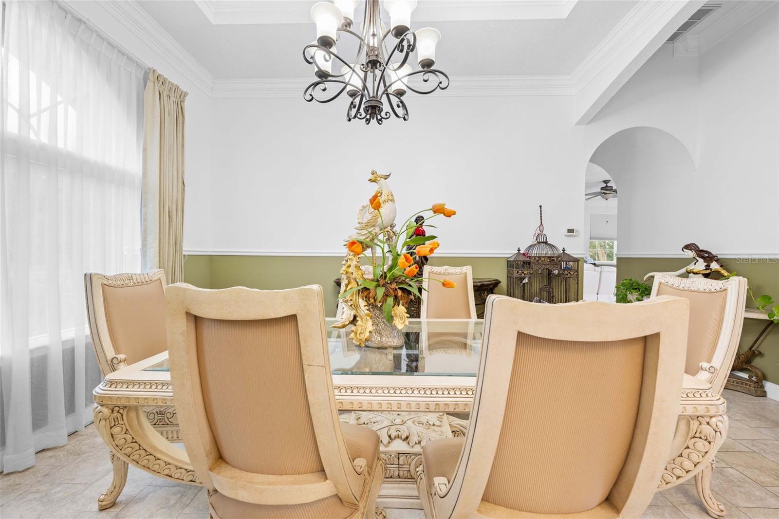 formal dining area