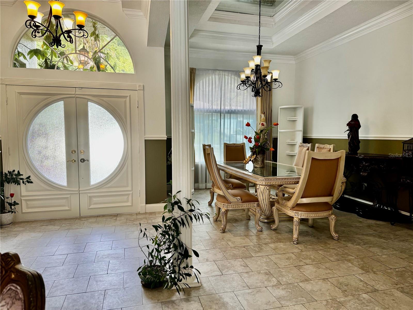 Entry and formal Dining Area