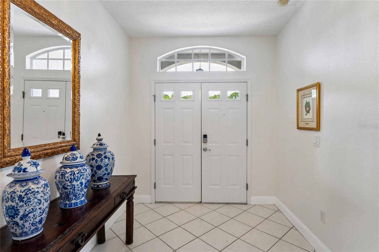 OVERSIZED TILED FRONT FOYER