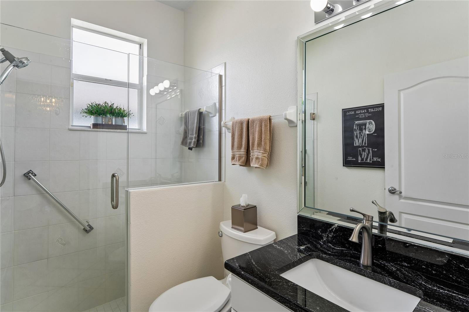 WALK IN SHOWER.