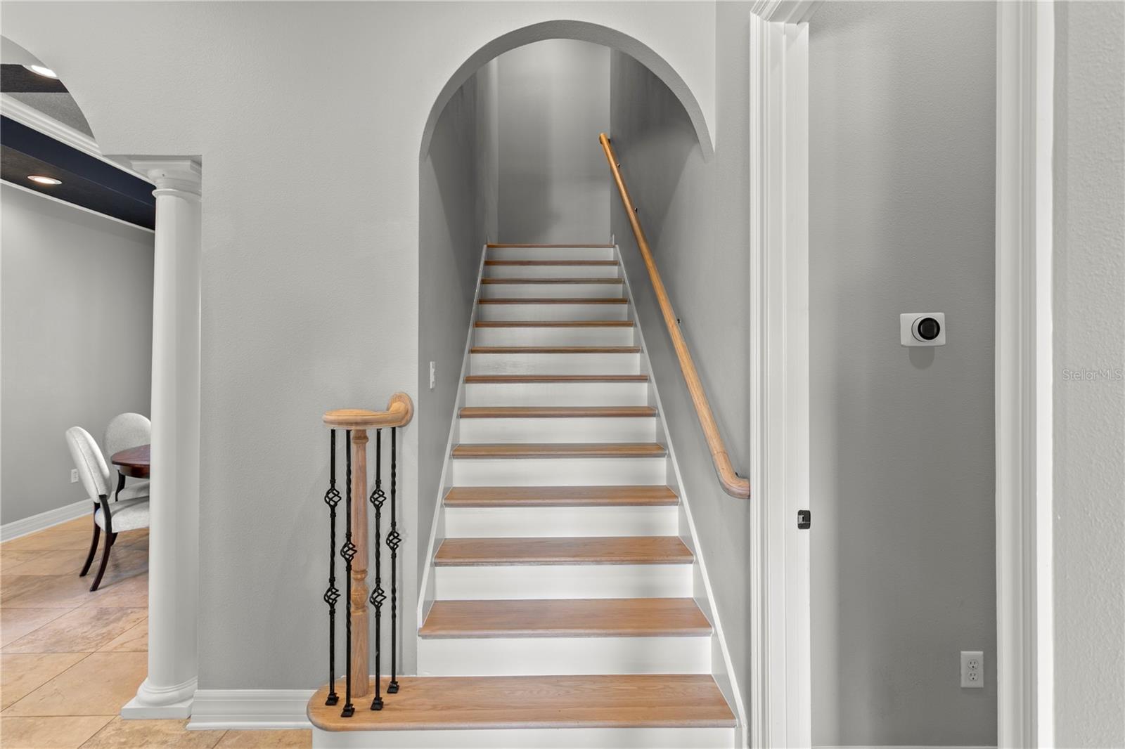 Stairs to 2nd floor