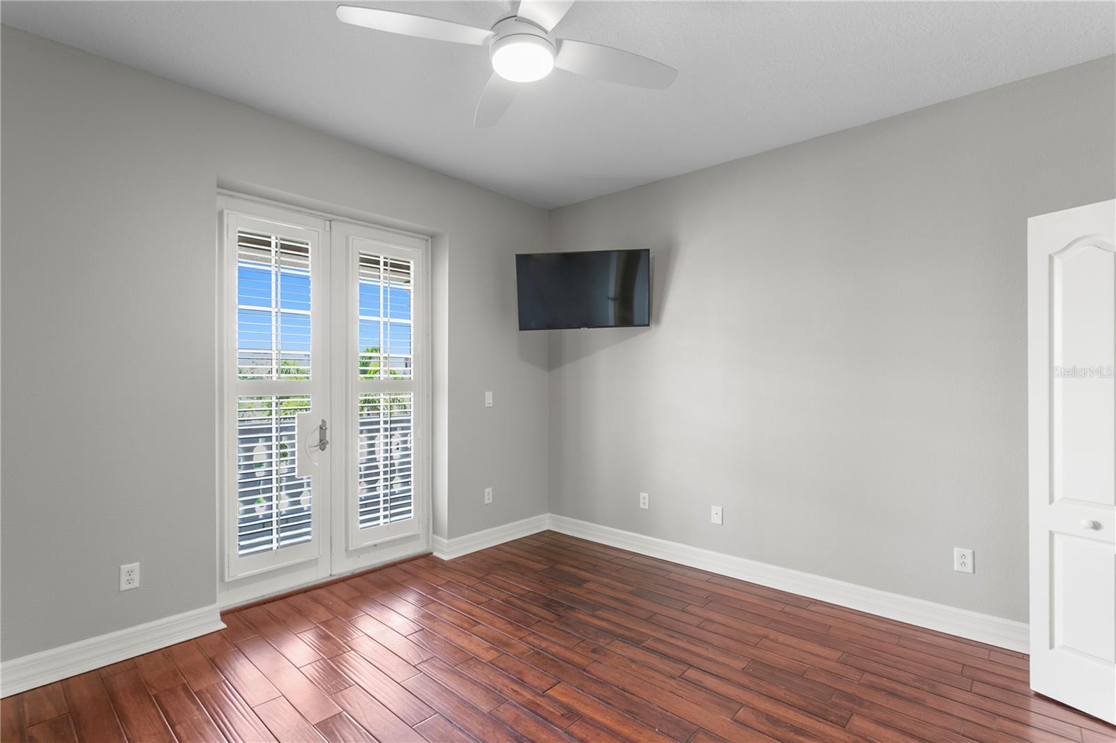 4th bedroom with balcony views