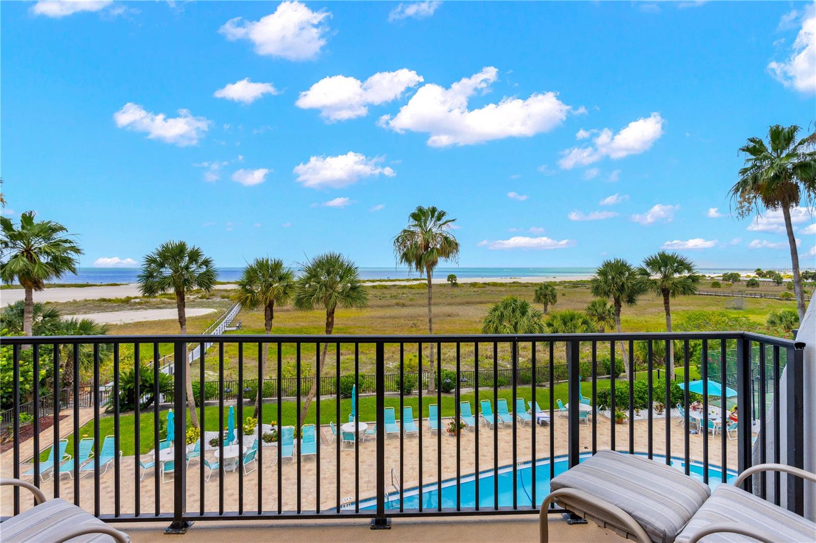Private Balcony Beach View