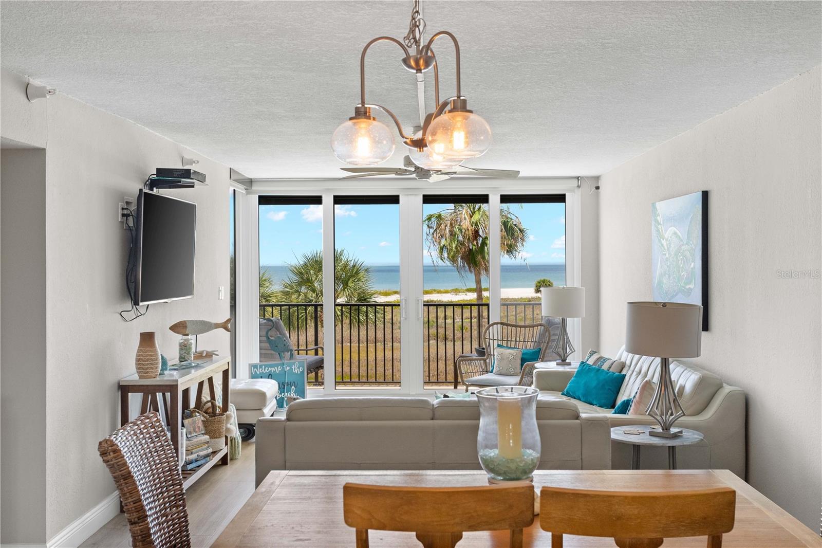 Living Room & Dining Room Combo Gulf View
