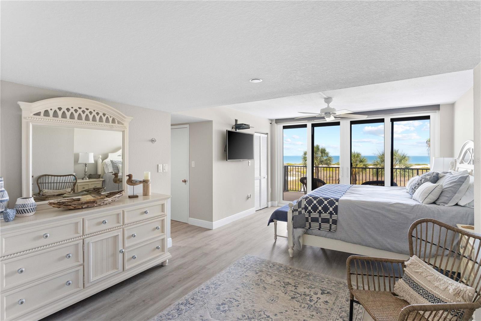 Primary Bedroom with  Balcony