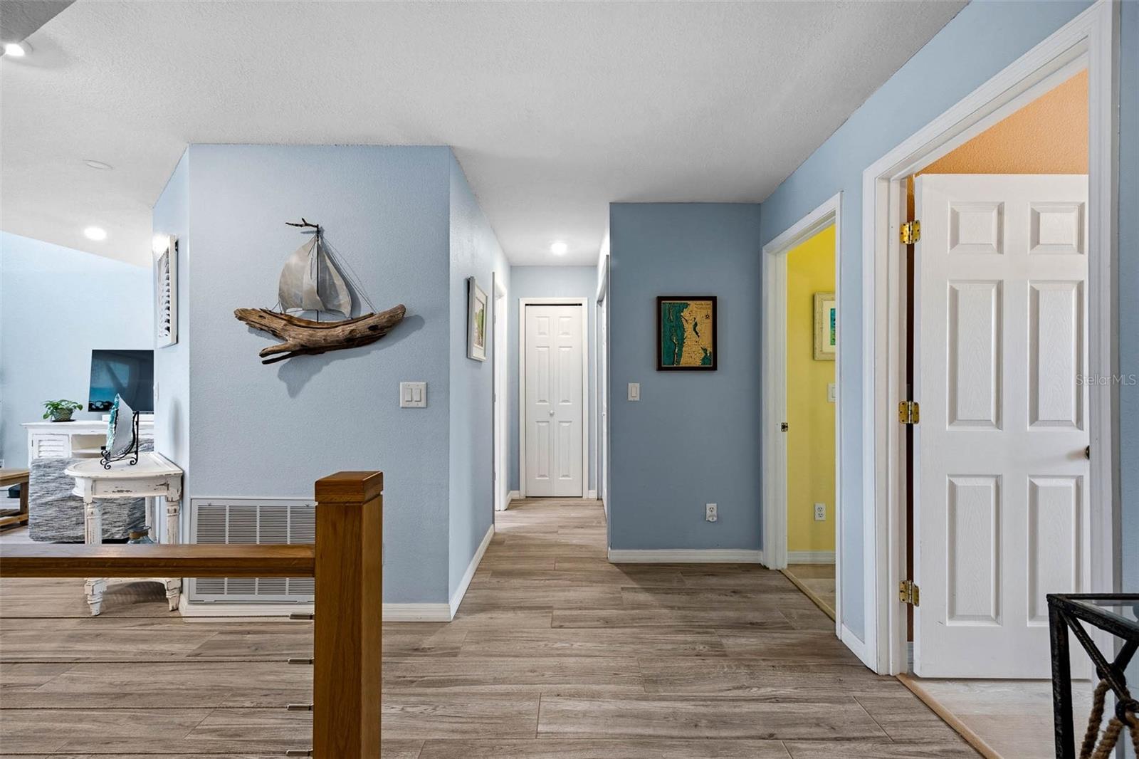 Alternate view of main floor landing area