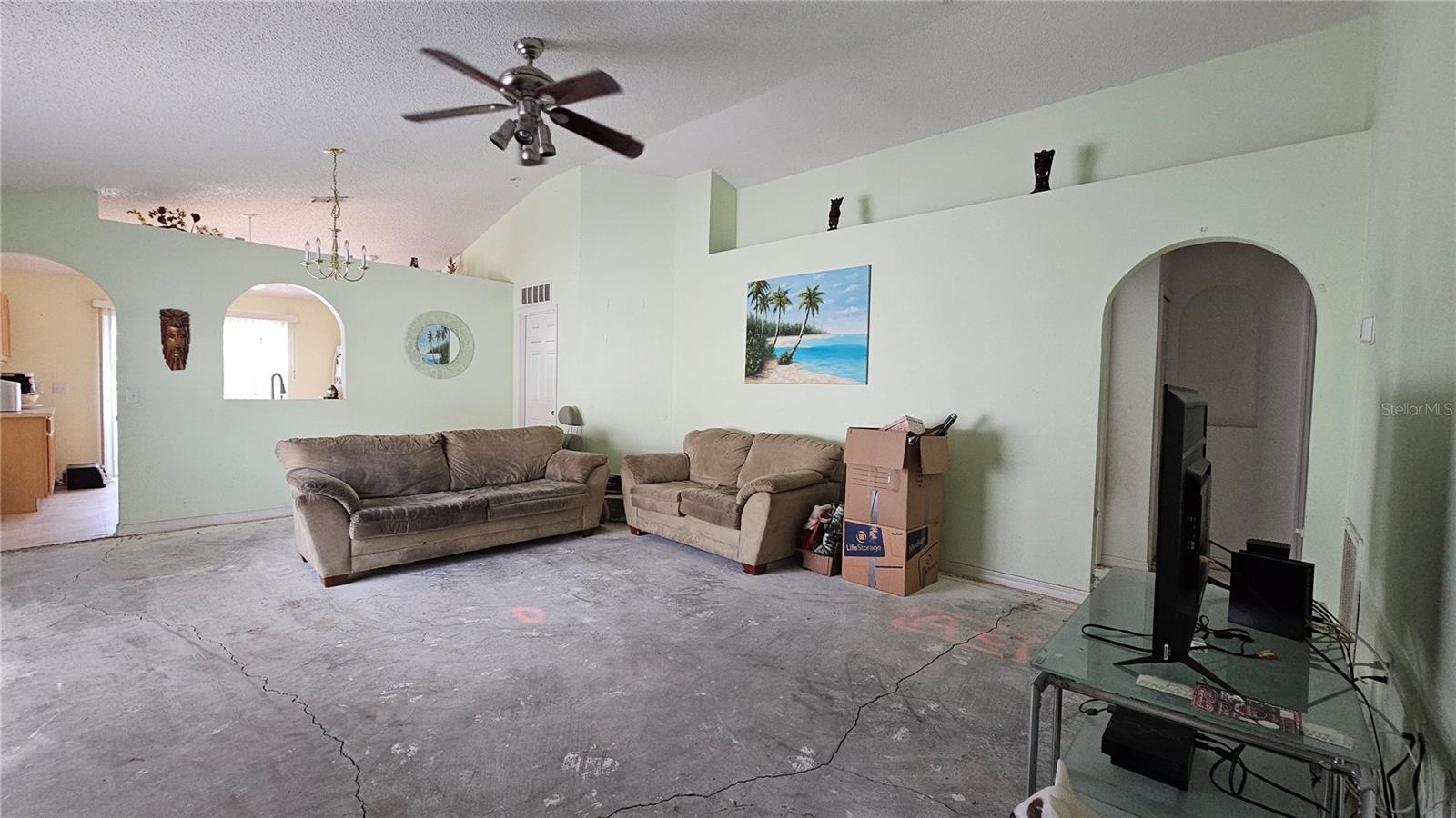 living room and dining room combo