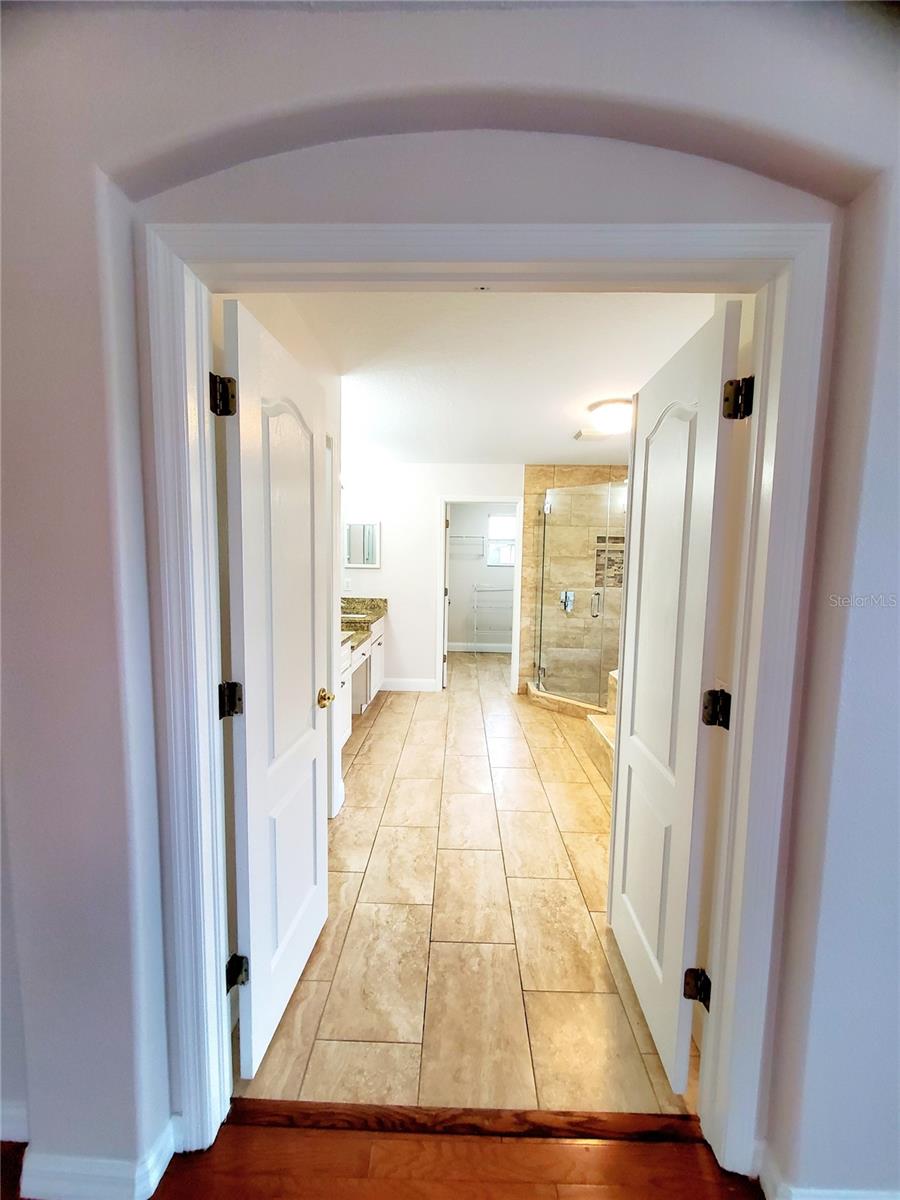 MASTER BATHROOM ENTRANCE