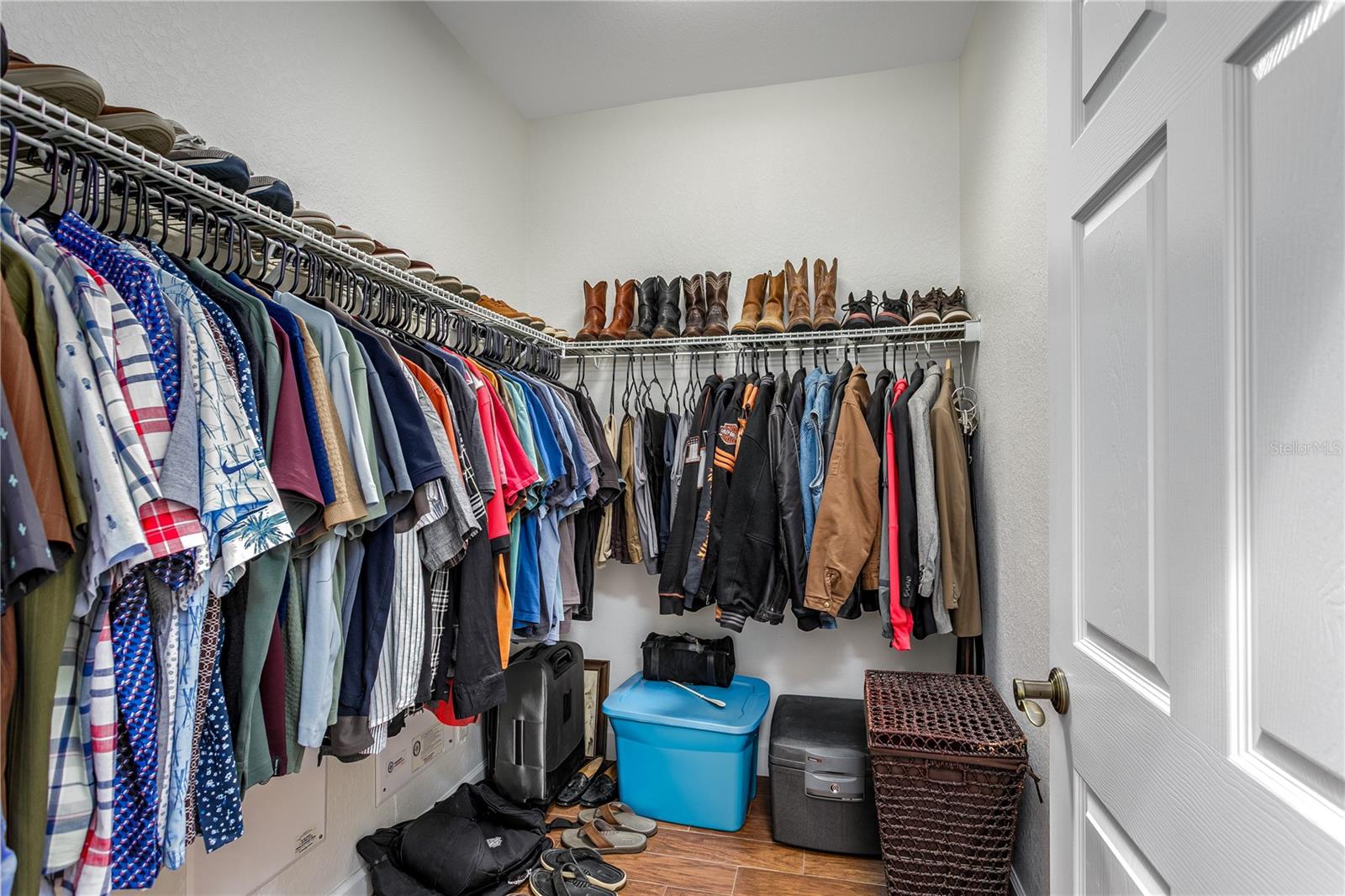 Master walk-in closet