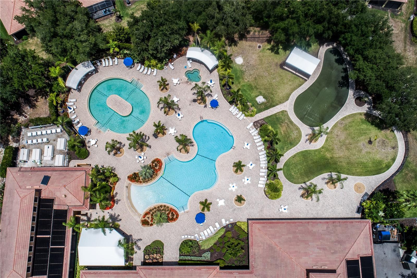 Community pool area
