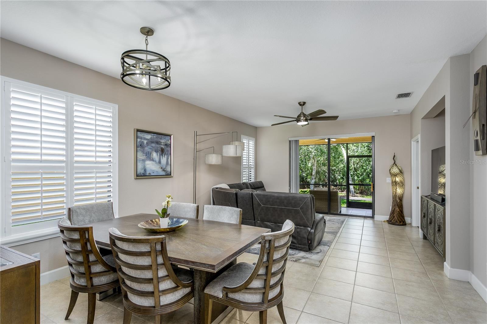Dining room and Living room