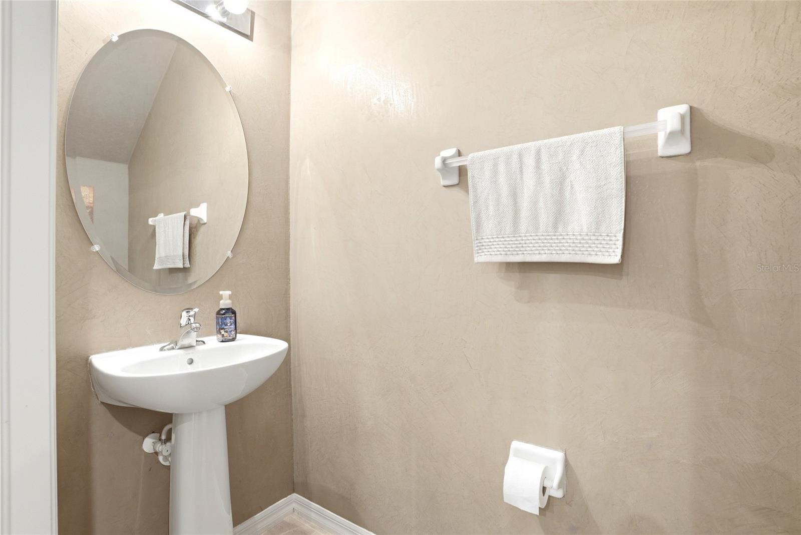 downstairs half bath