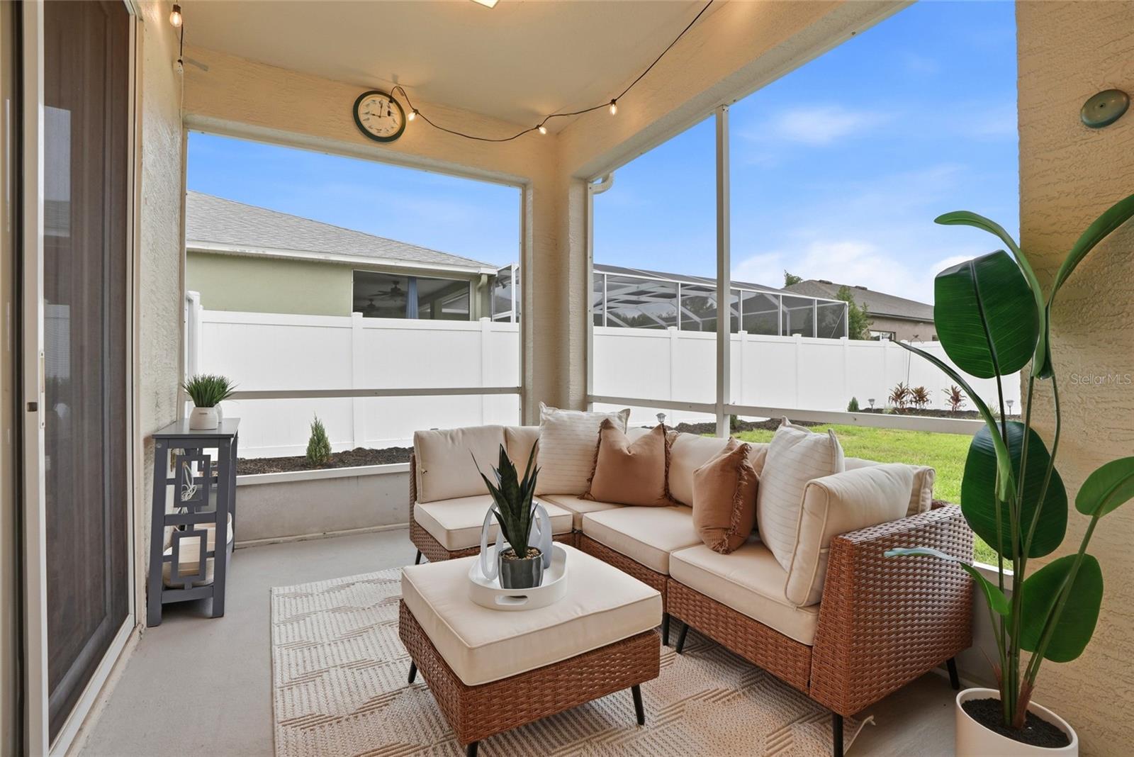 Screened in Lanai