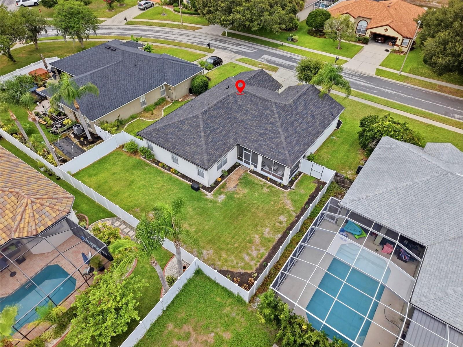 Aerial View of Property