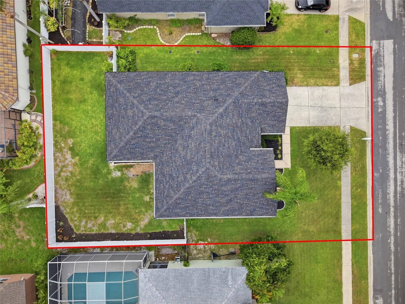 Aerial View of Property