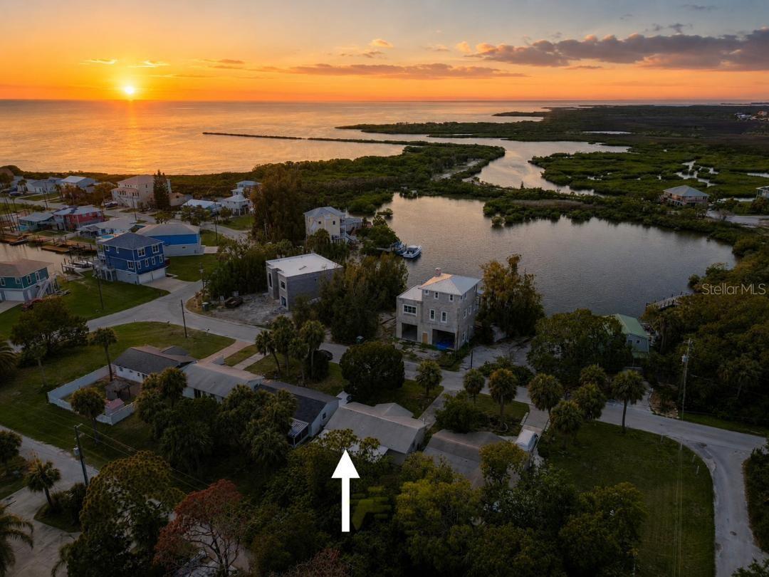 Sunset over the Gulf