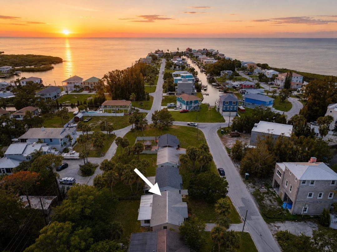 Sunset over the Gulf