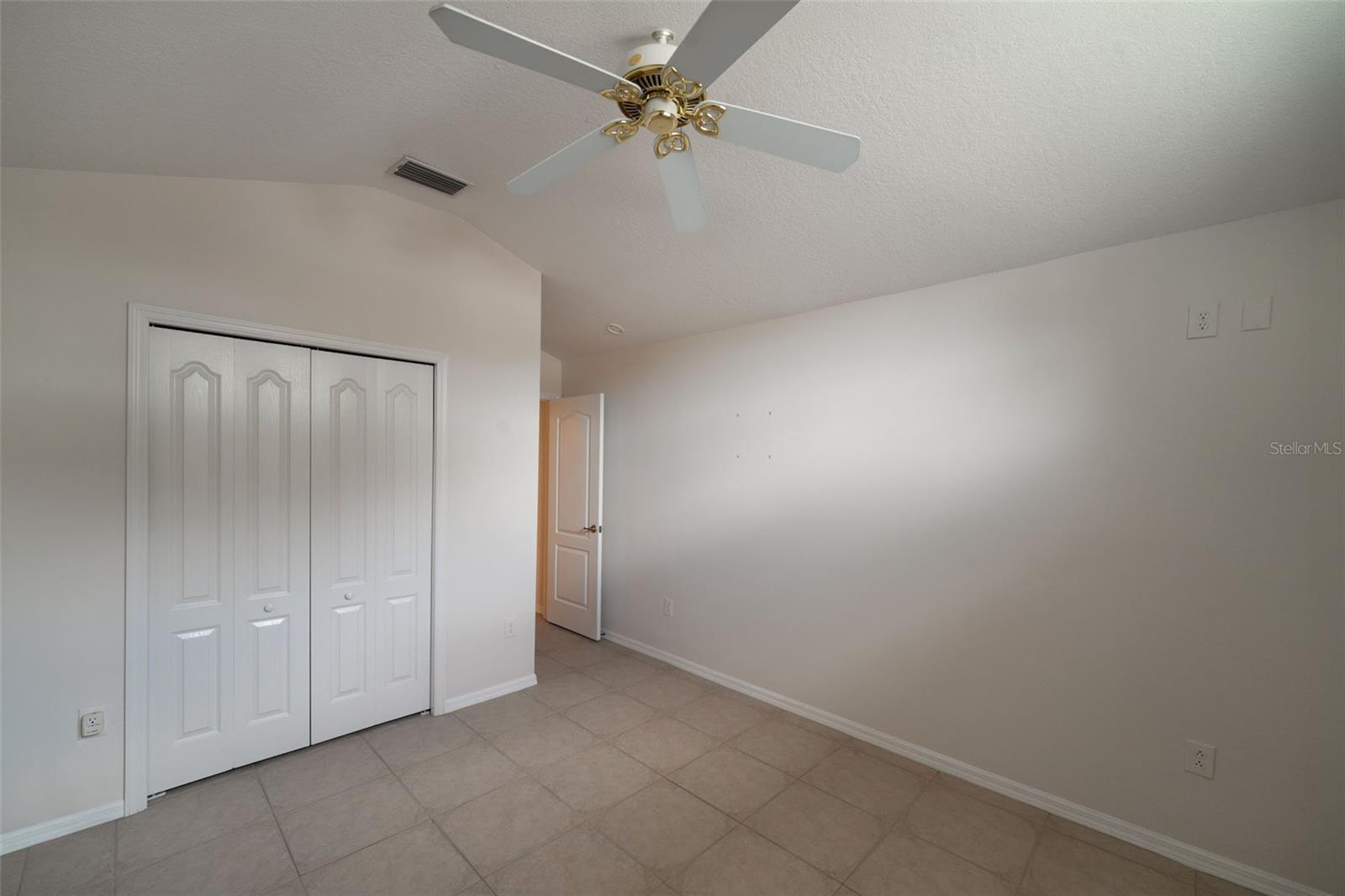 2nd Bedroom view of Closet