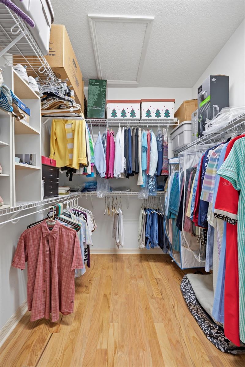 Primary Bedroom Closet 1