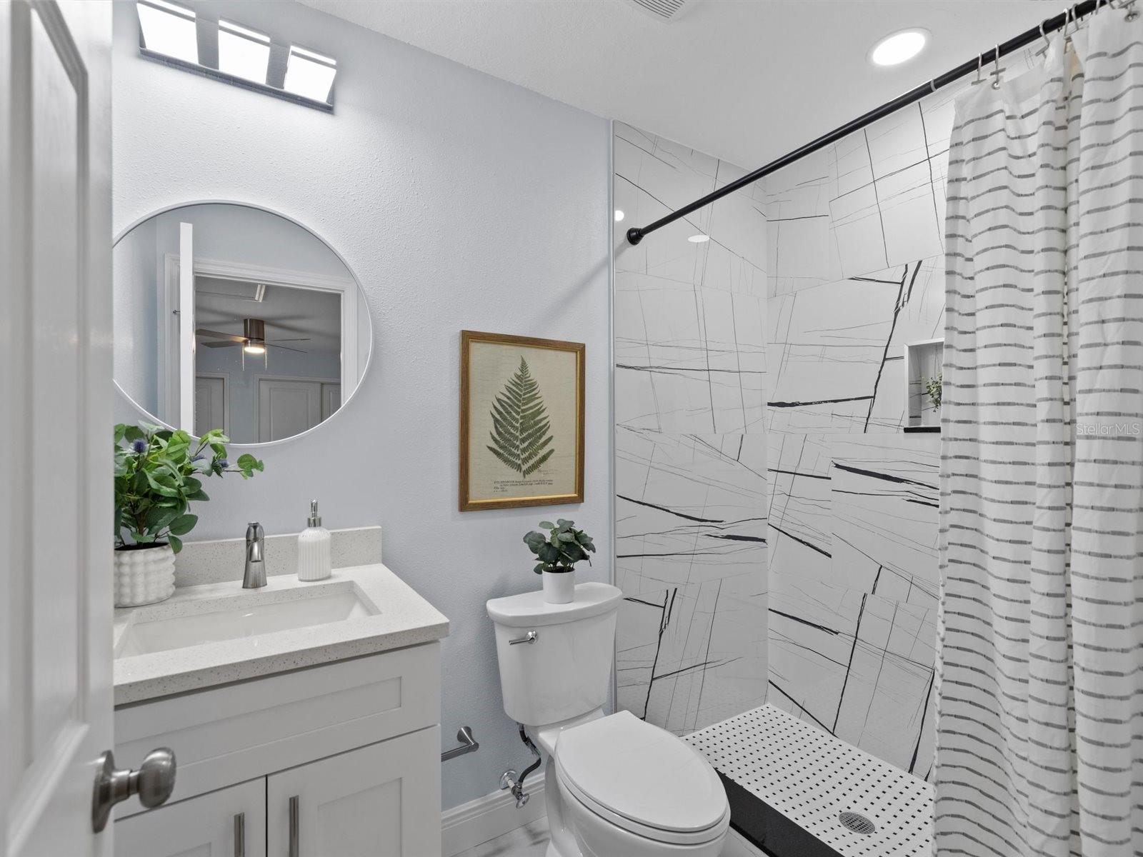 Fully renovated bathroom