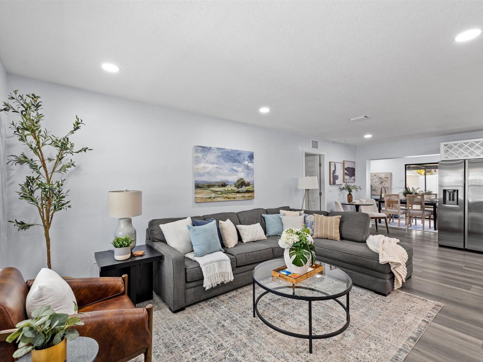 Elegant LVP throughout all main living areas