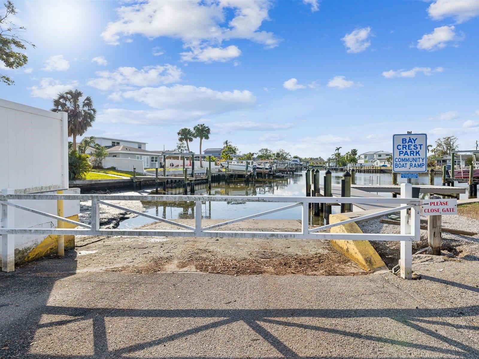 Community Boat Ramp