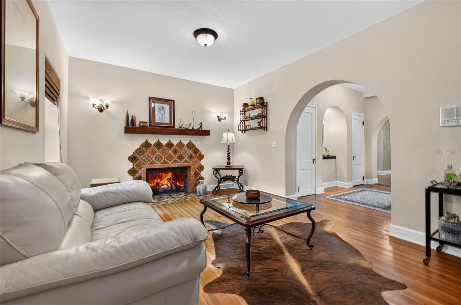 Family Room With Fireplace