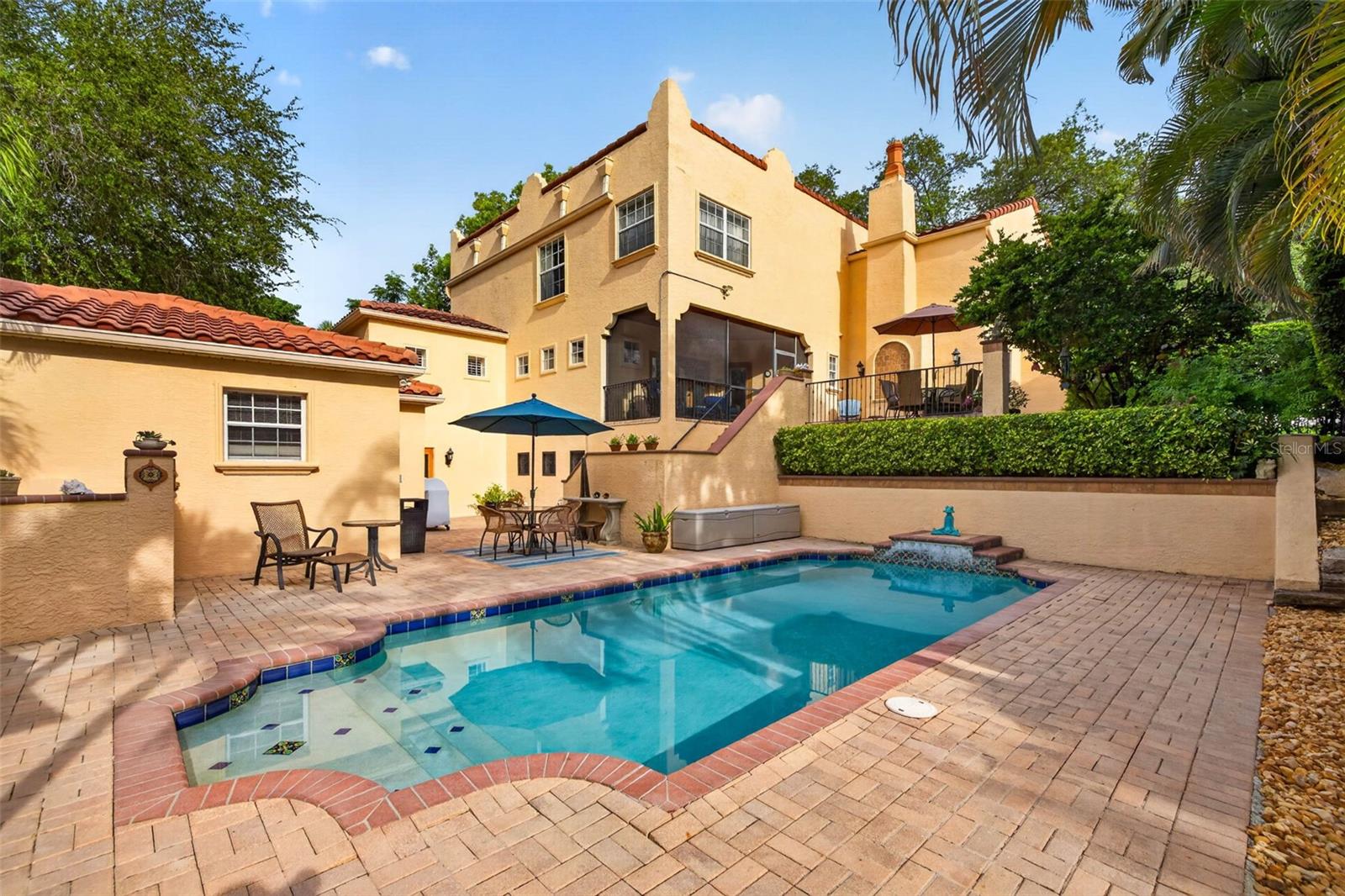 Pool and Home Elevation