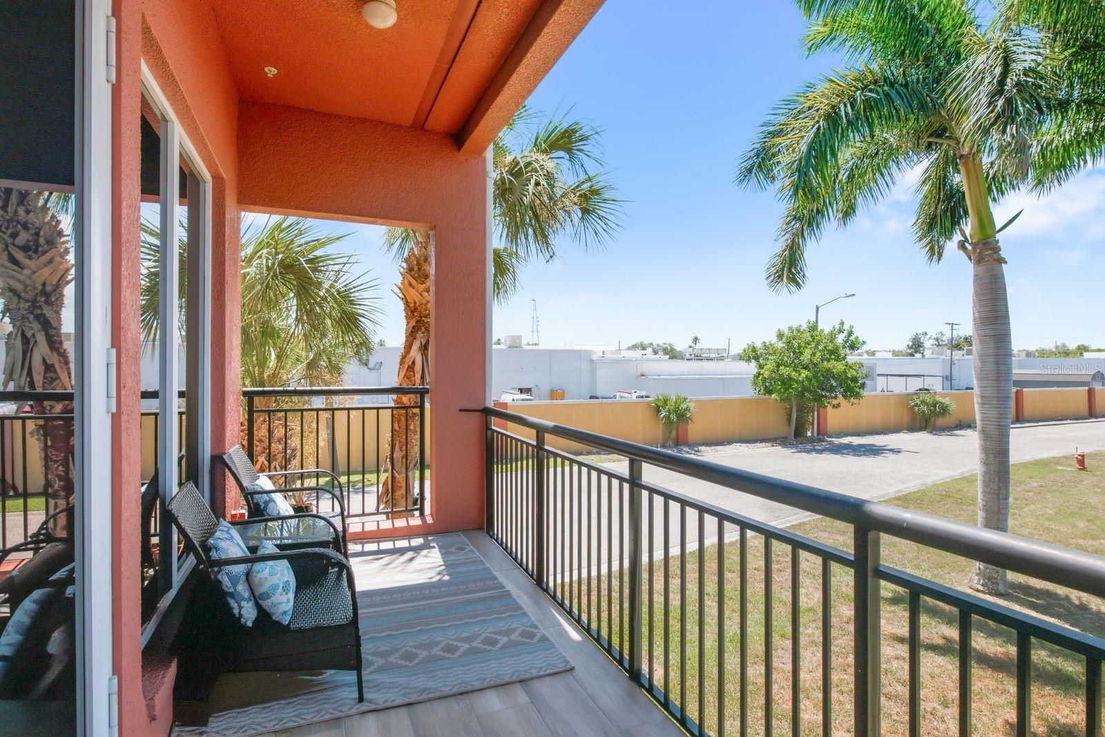Second Floor Balcony