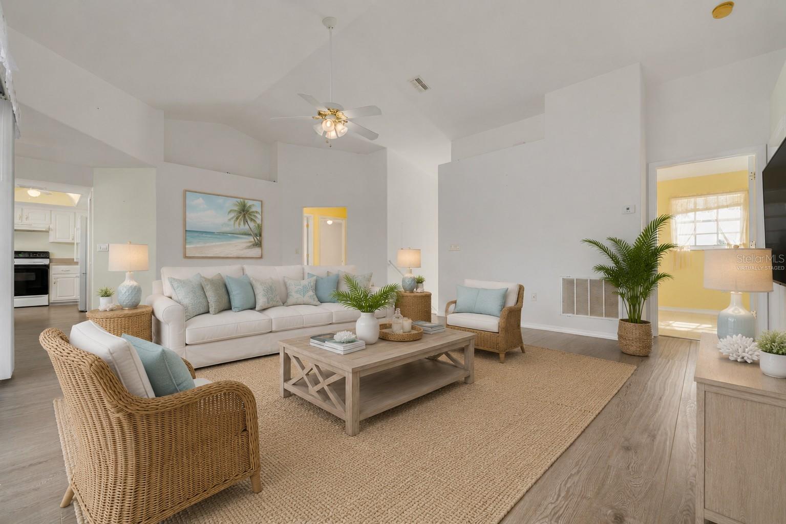 Virtually Staged Living Room V2