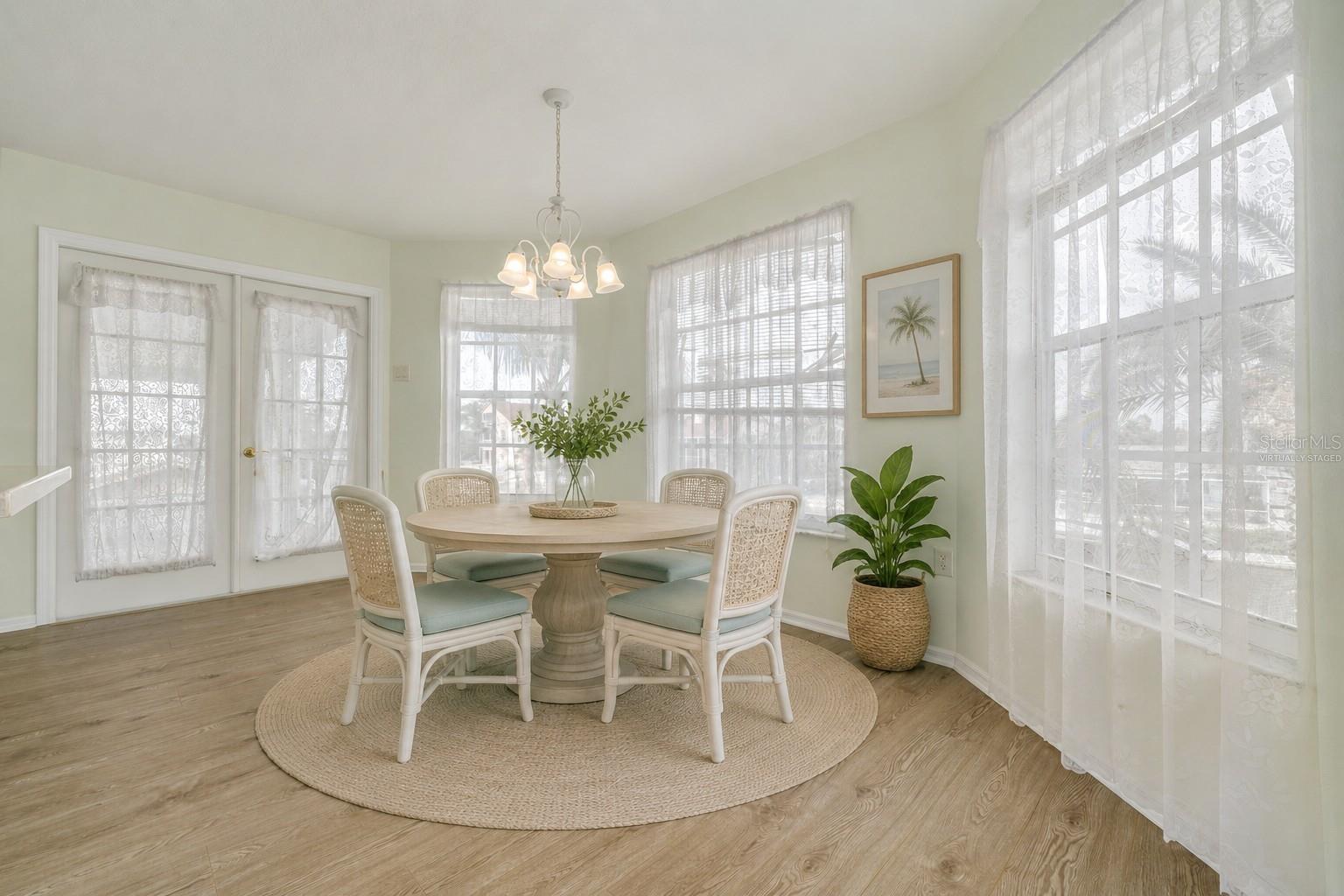 Virtually Staged Dining Room