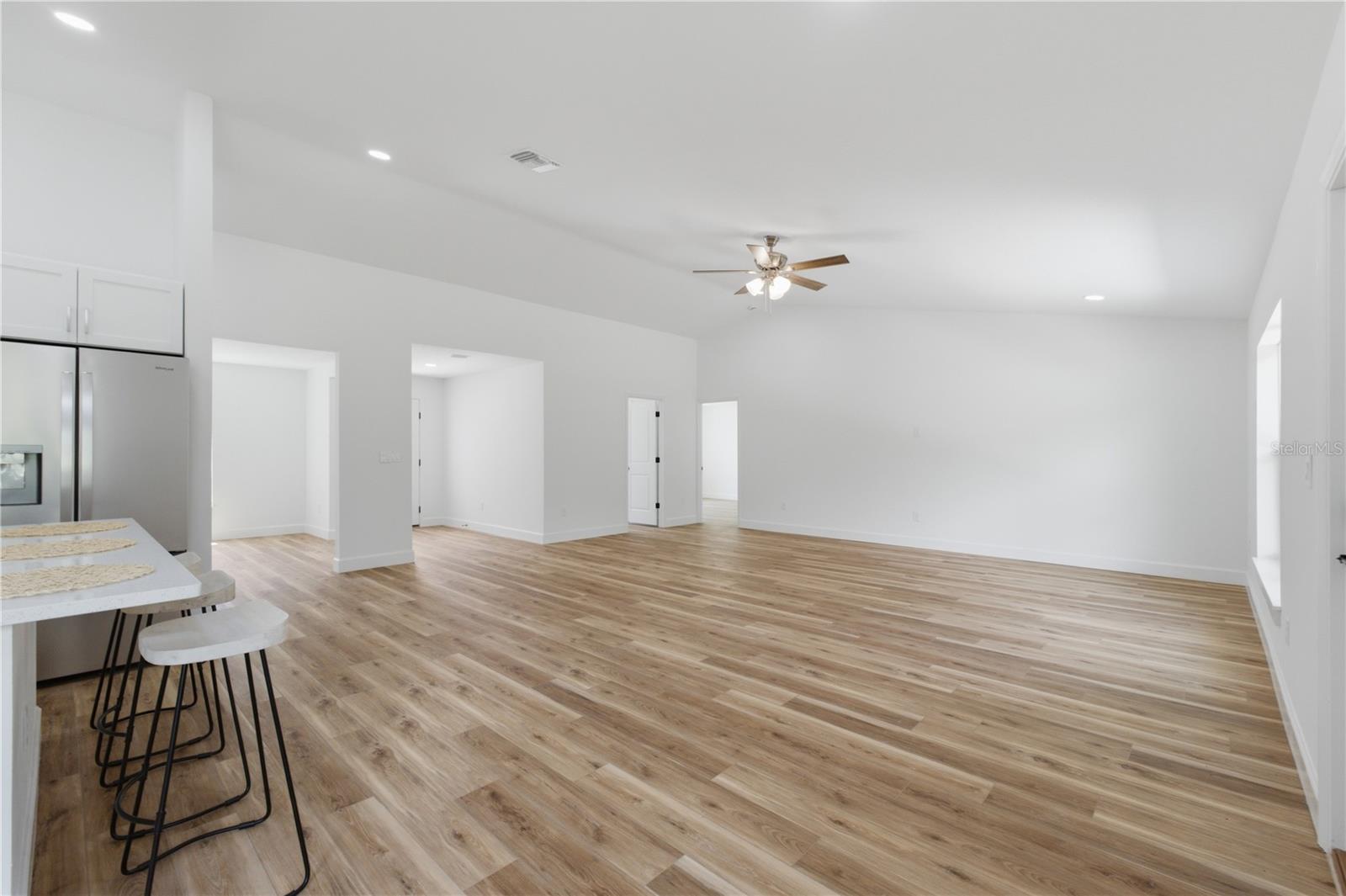 open floor plan