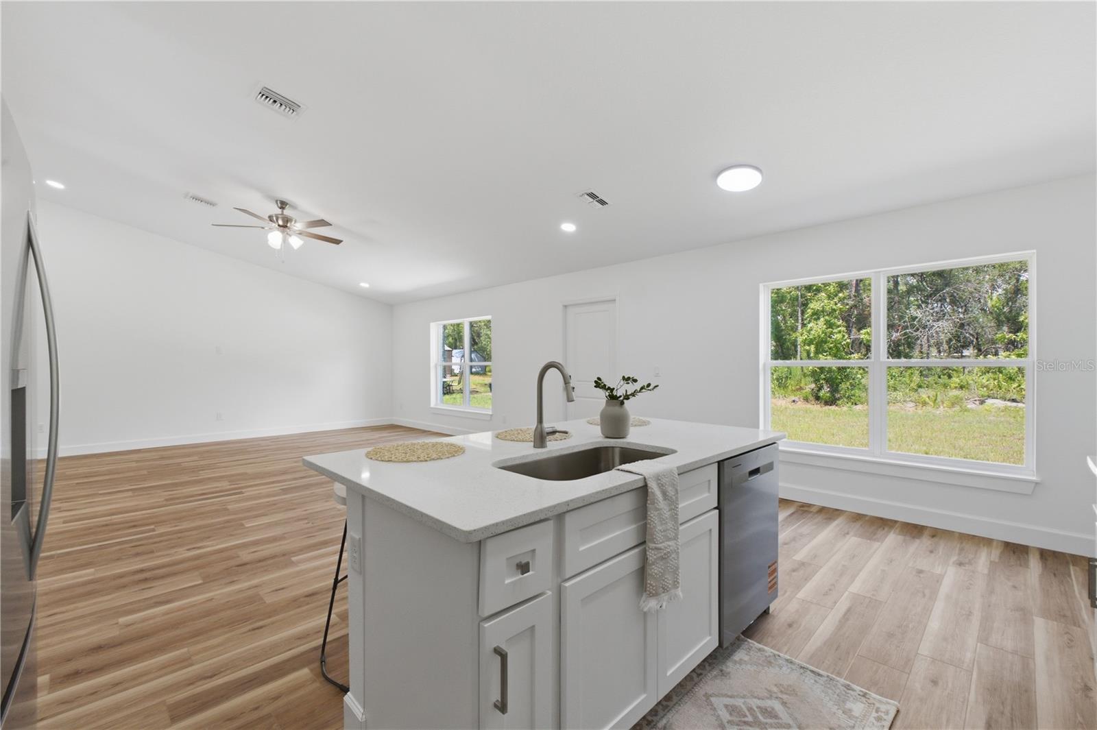open floor plan
