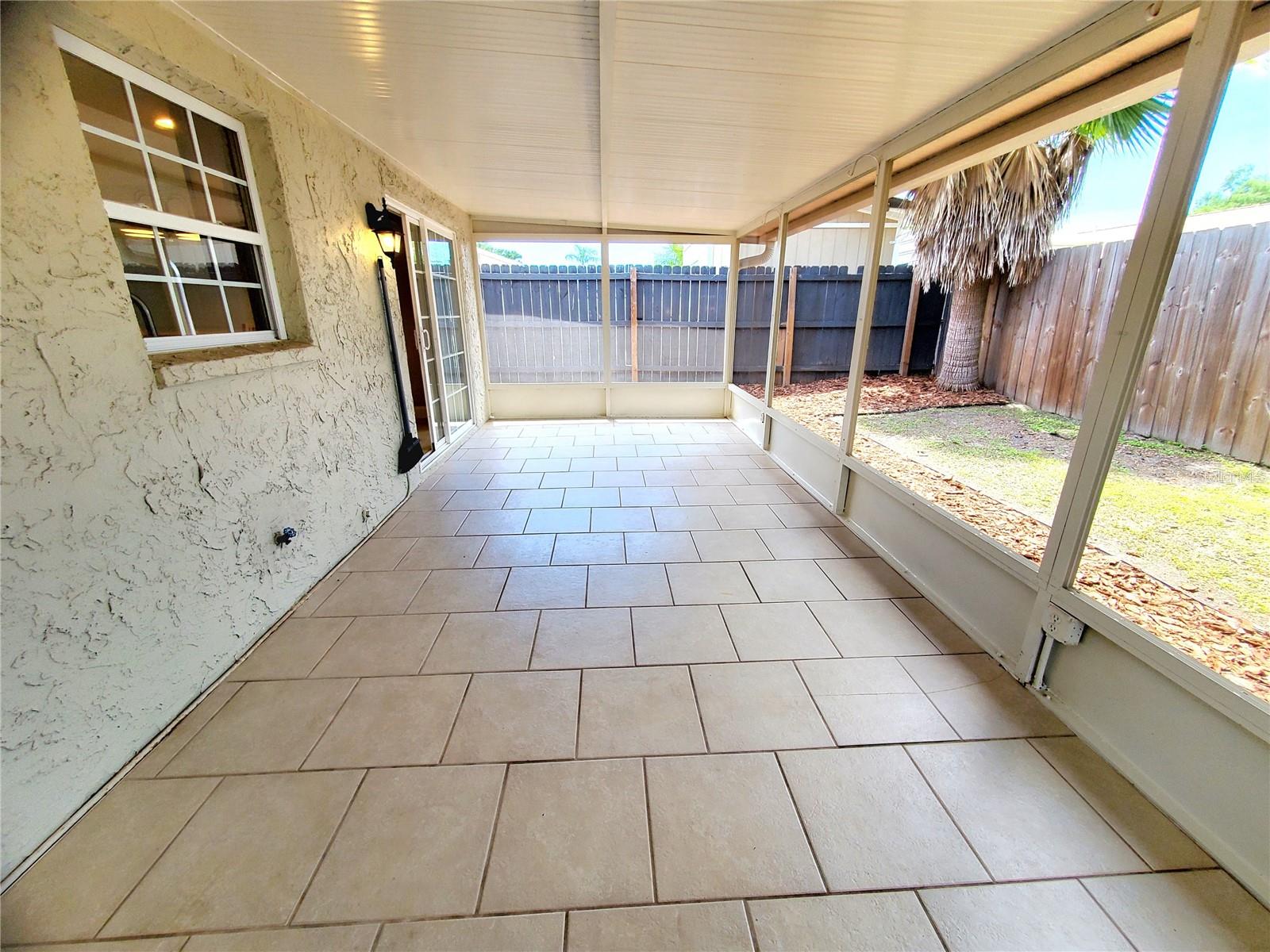 TILED PATIO