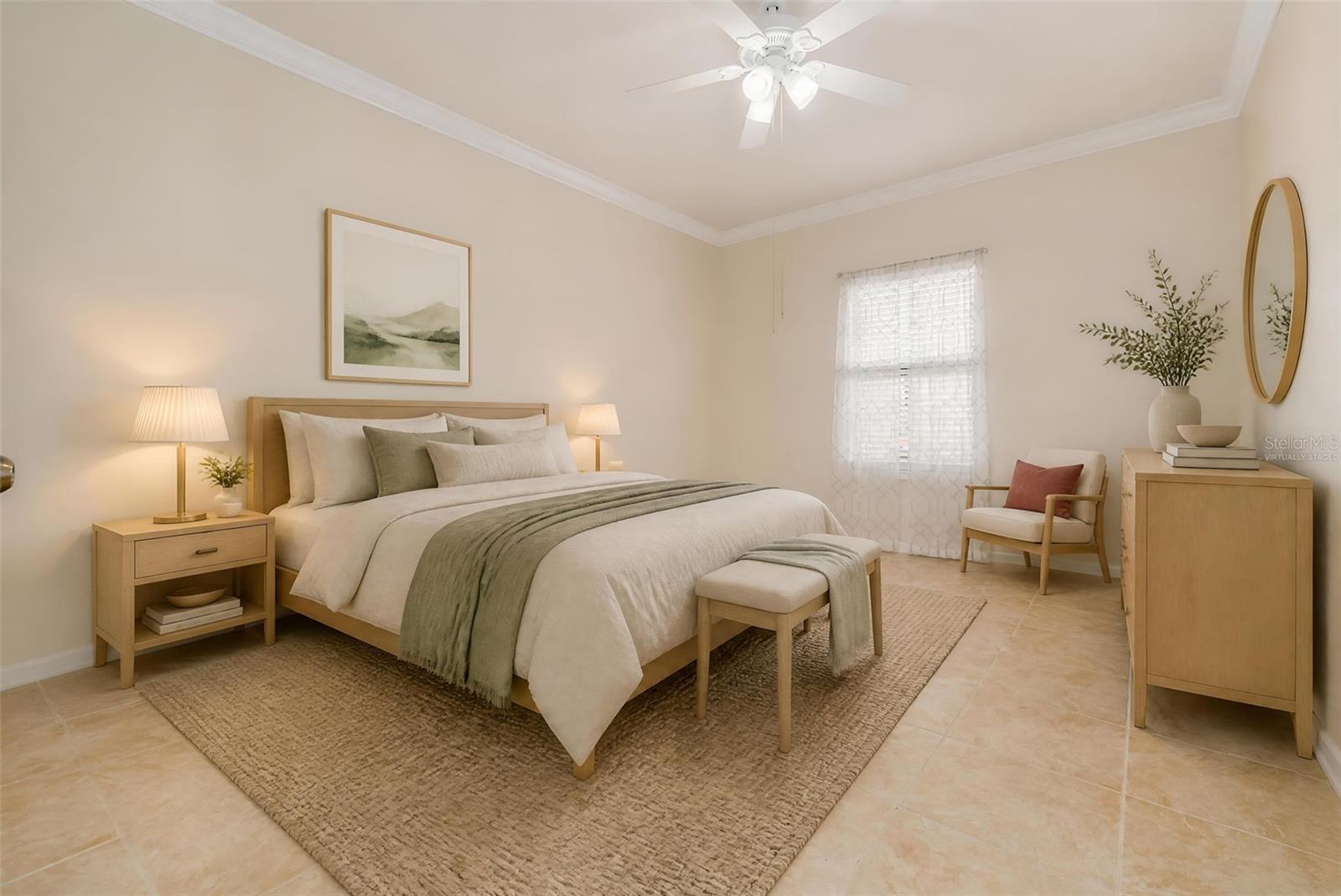 Master Bedroom - Virtually Staged
