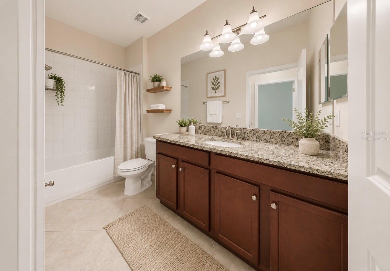 Virtually Staged Full Bath 2