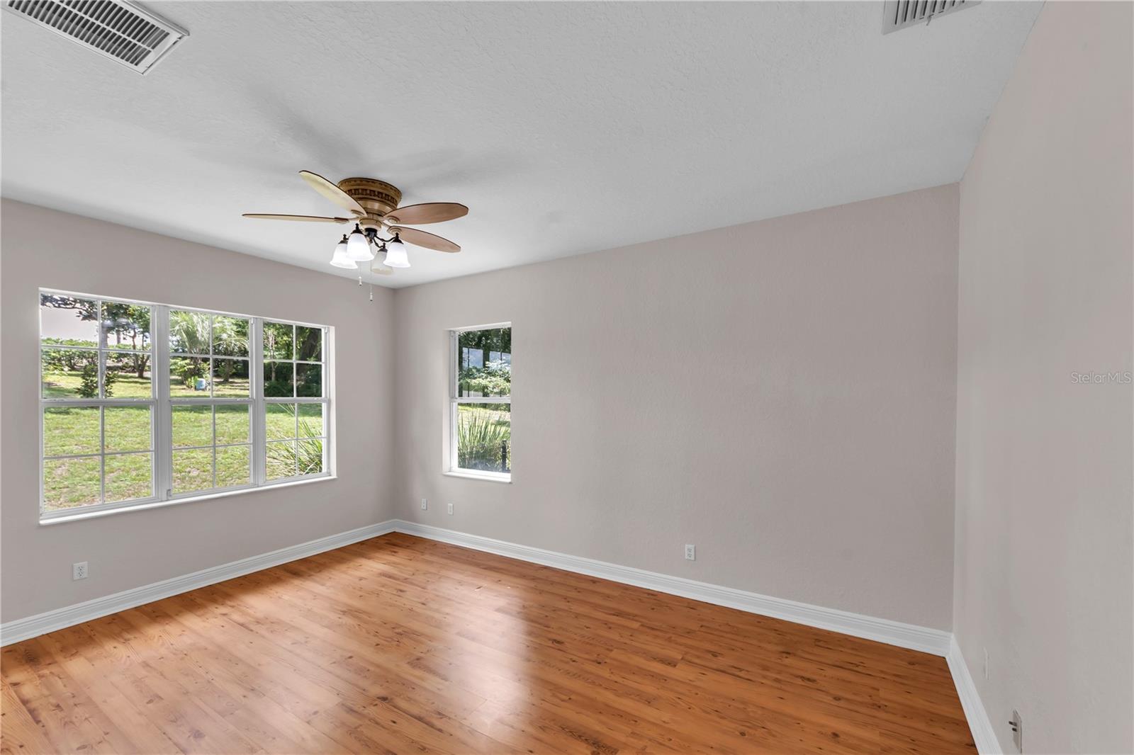Office with double doors and beautiful views of the property. Could be 5th bedroom