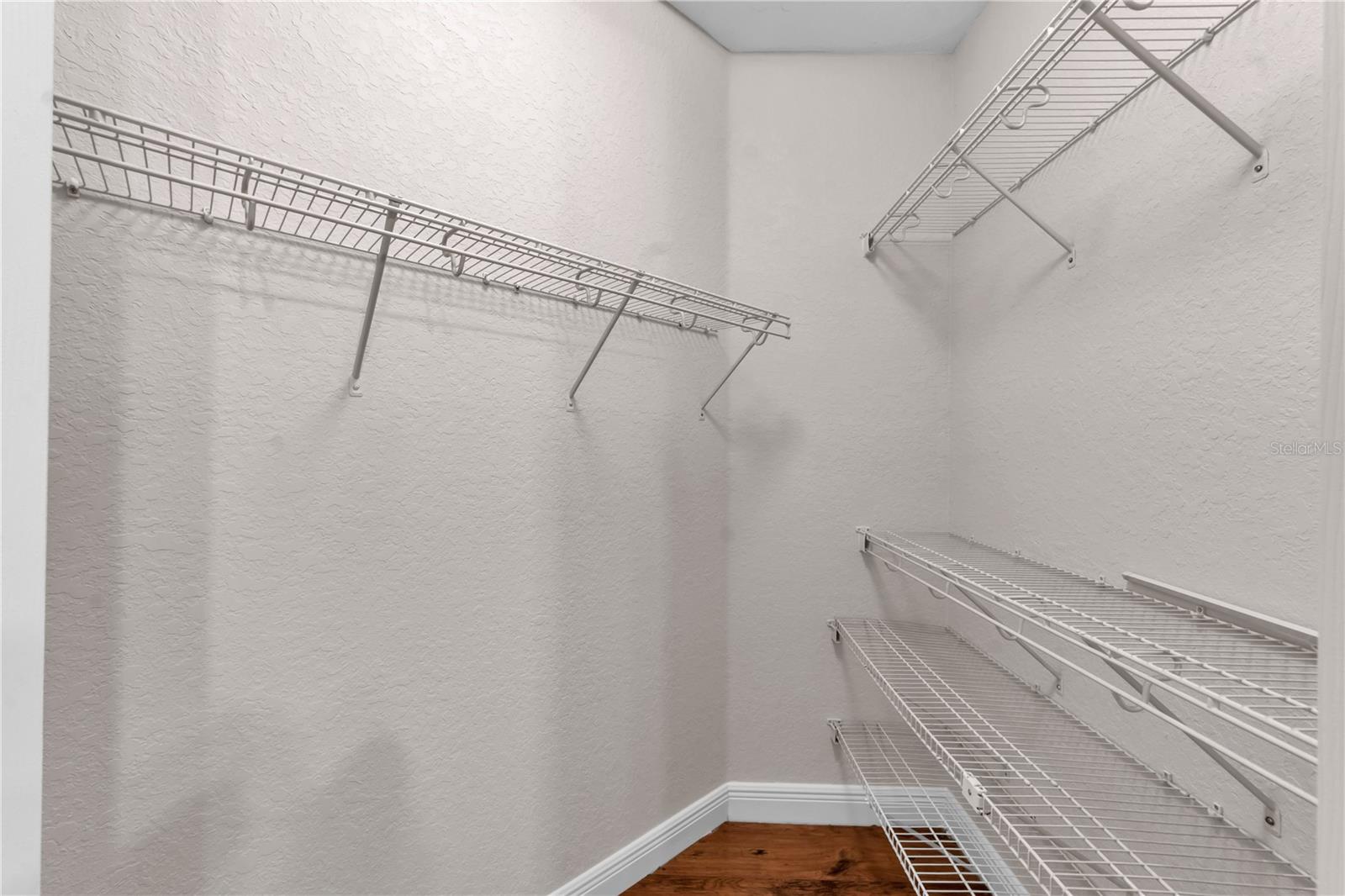 Closet in en suite guest room