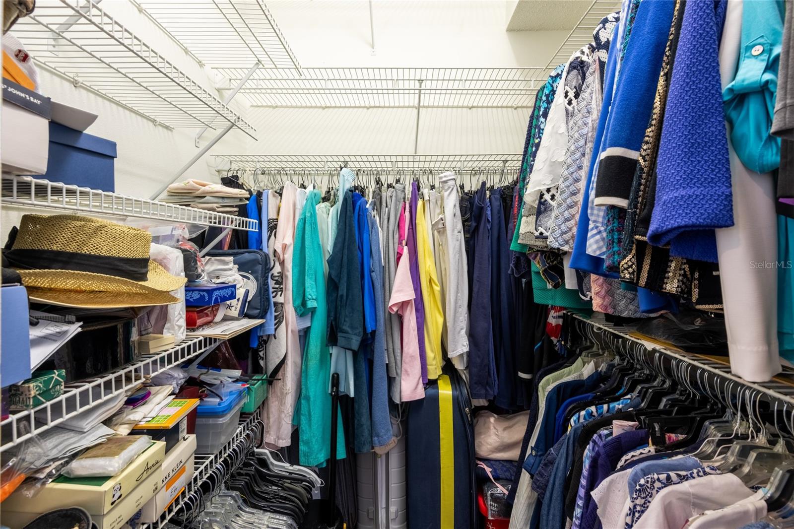 One of two walk-in closets in Primary Suite