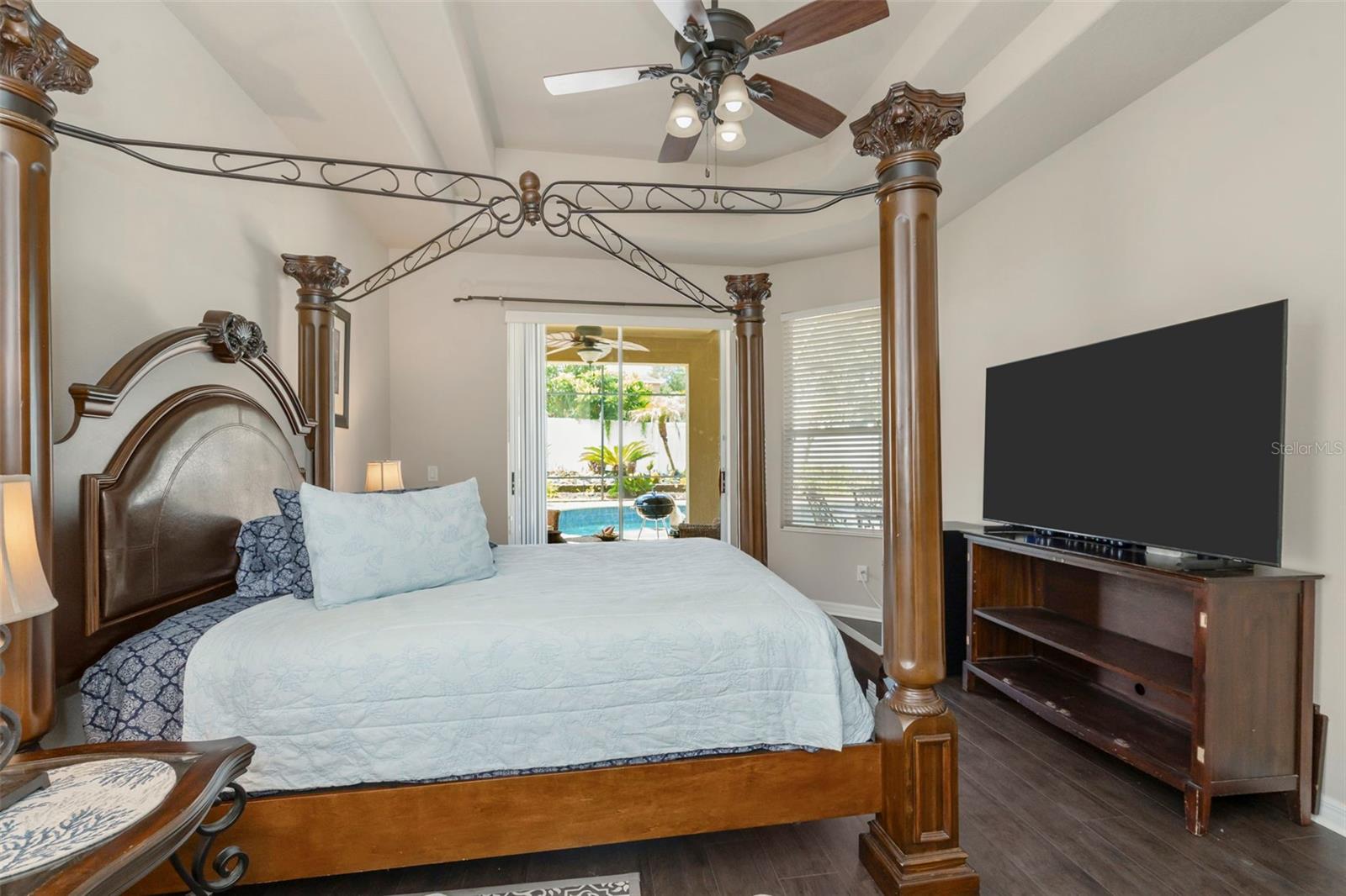 Primary Bedroom (Slider to Pool Oasis)