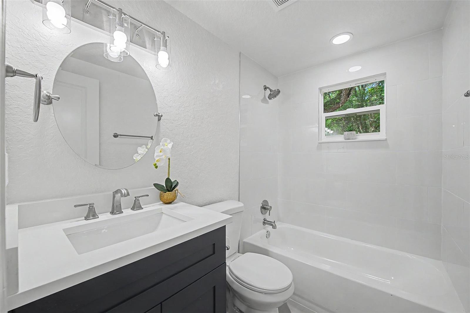 Custom Tiled floors and shower/tub