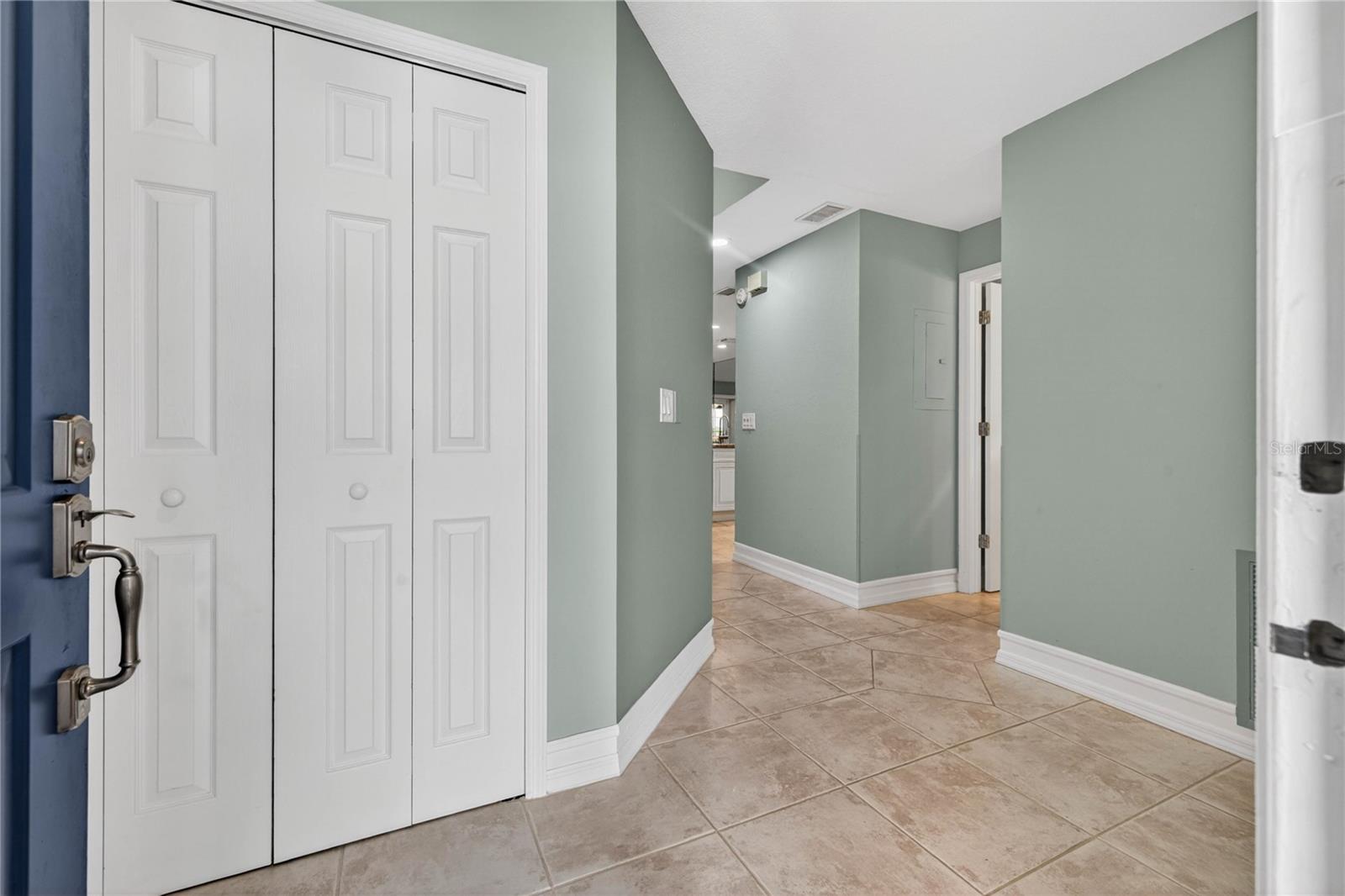 Entry with closets