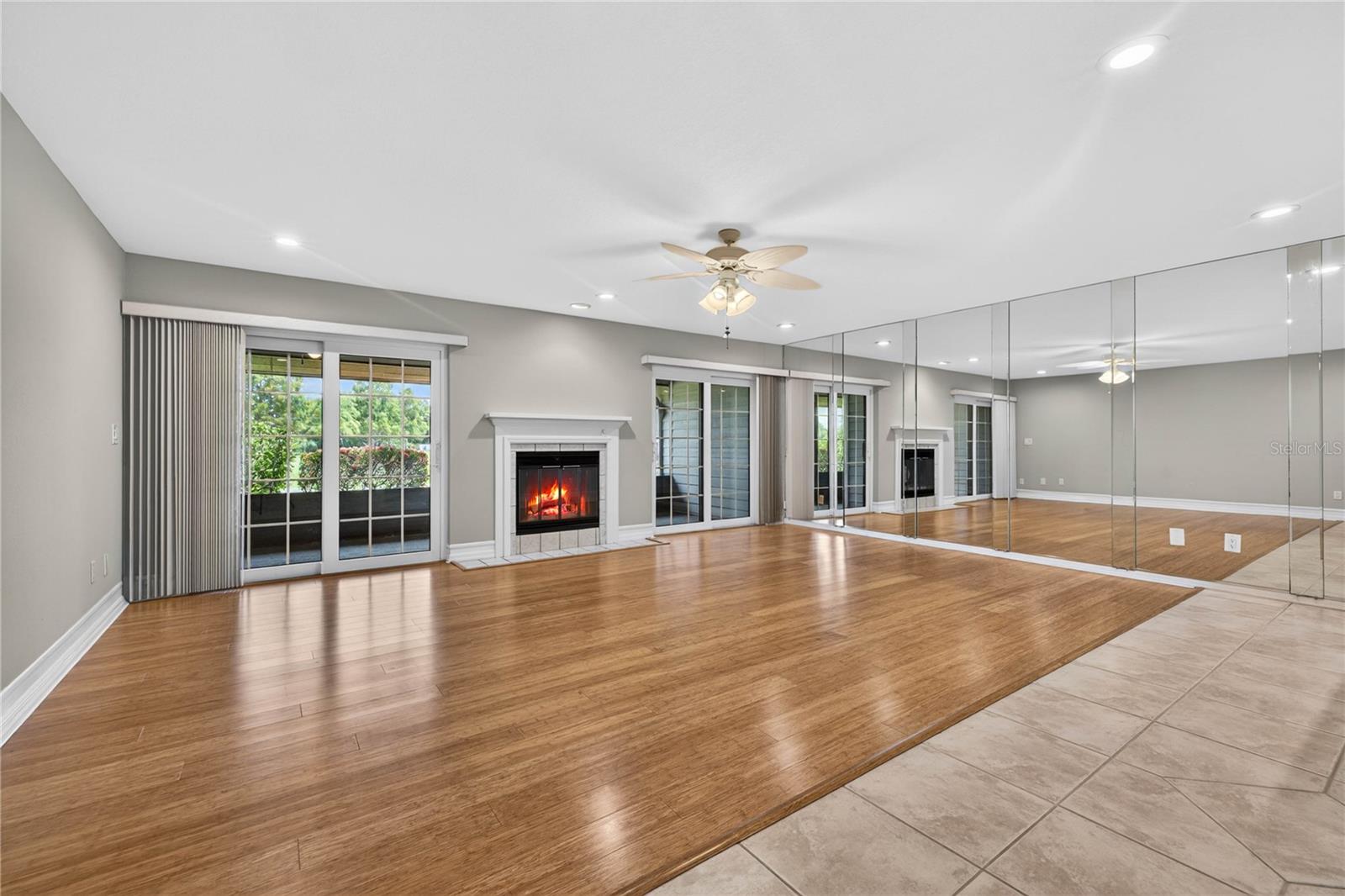 Living Room w/ Fireplace