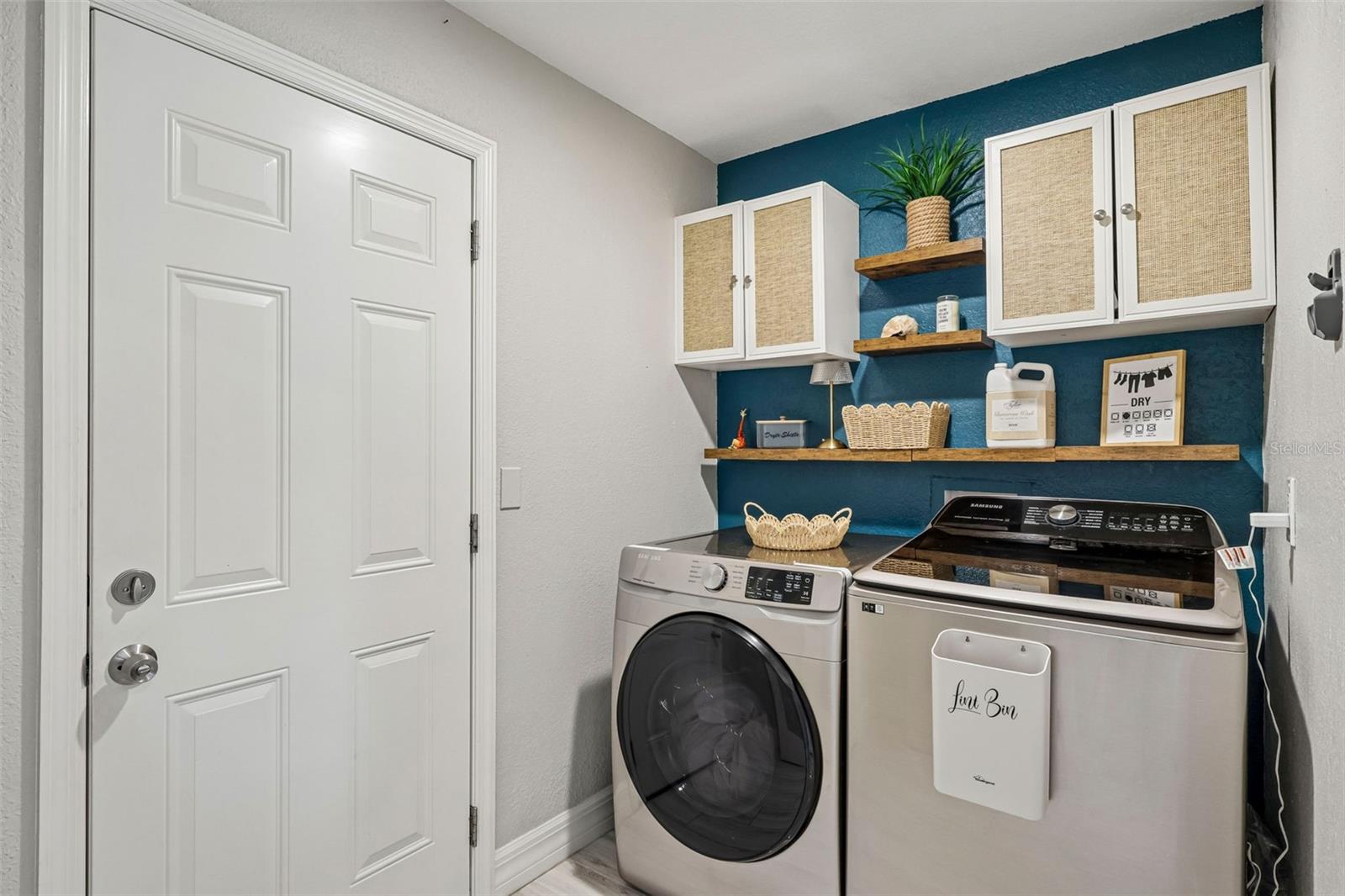 laundry off kitchen into garage