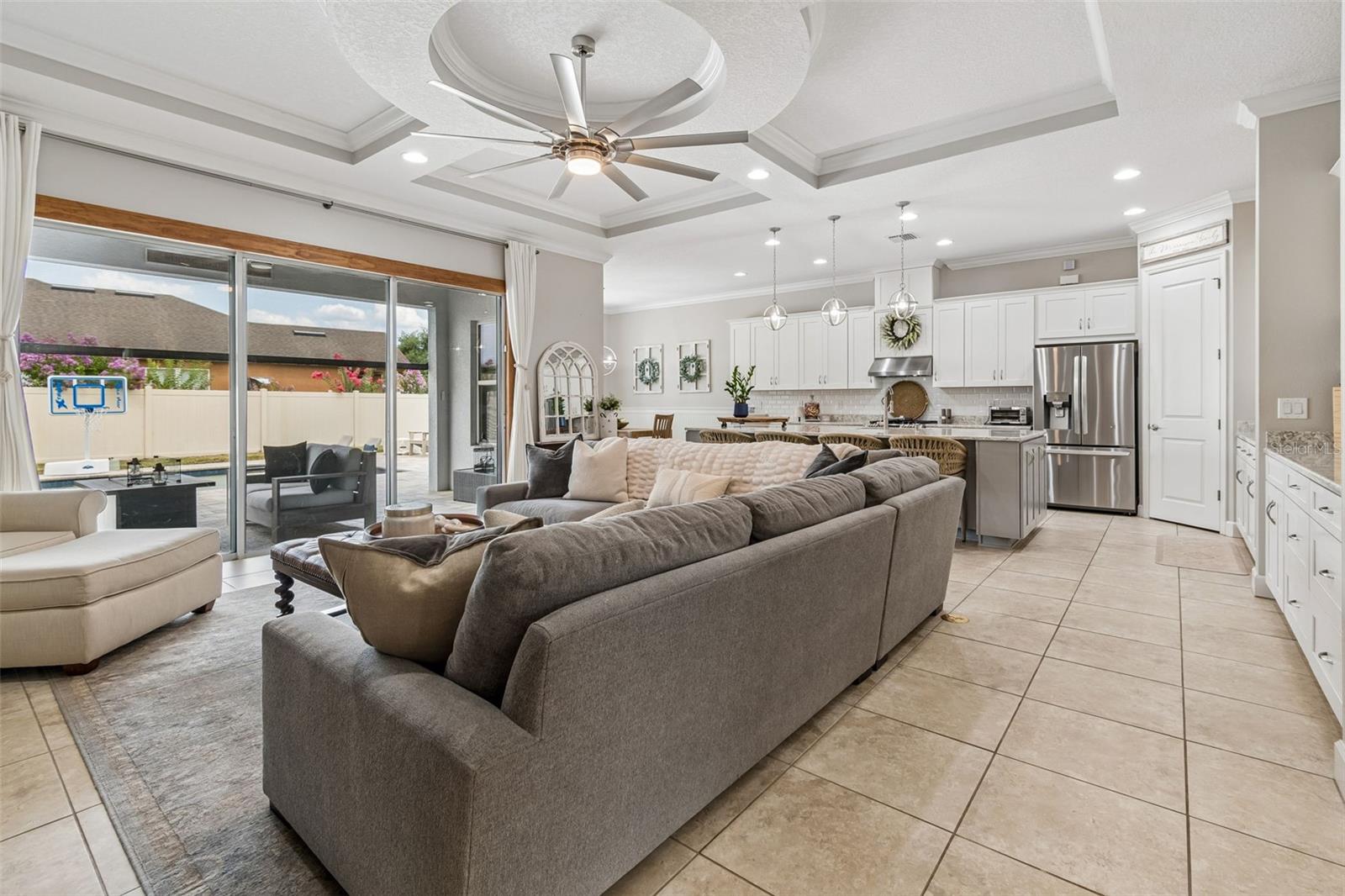Living Room - Open concept to the Kitchen