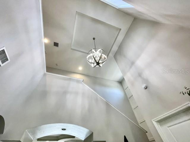 Entryway looking up