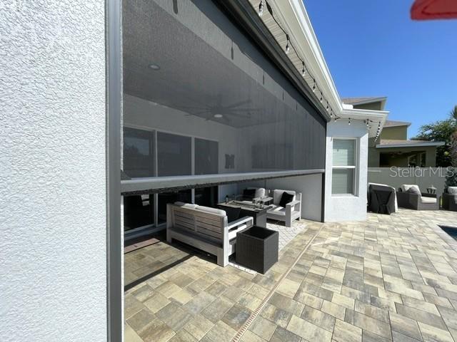 Screen Option for the Covered Patio w/ remote