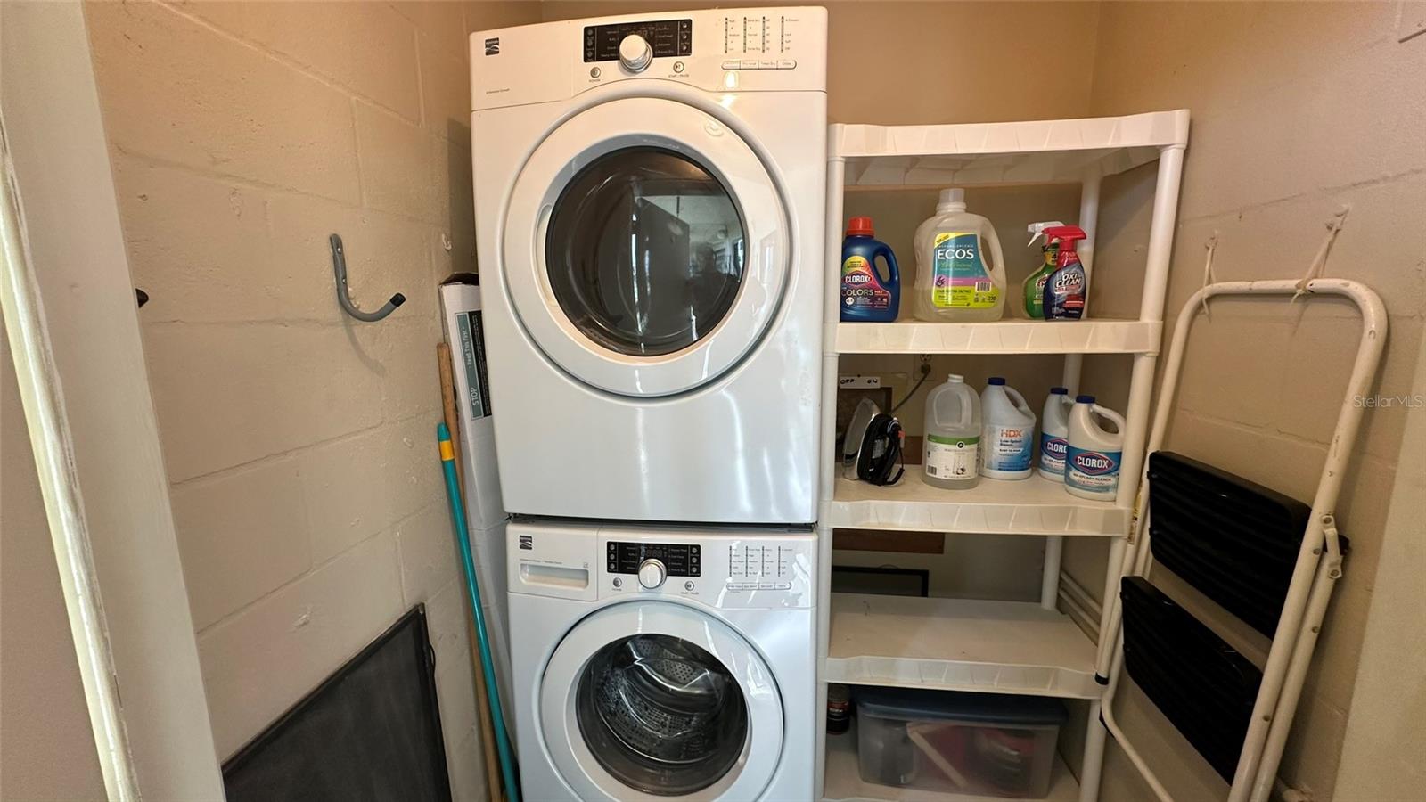 Laundry Room on Patio, private.